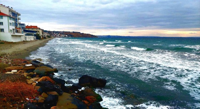 Marmarada deniz ulaşımına poyraz engeli