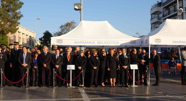 Marmariste 10 Kasım Atatürkü Anma Günü programı gerçekleştirildi