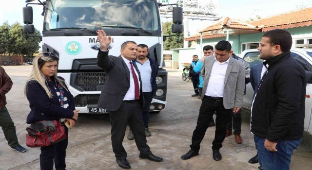 MASKİ Genel Müdürü Aslay, Horozköy depo alanını inceledi