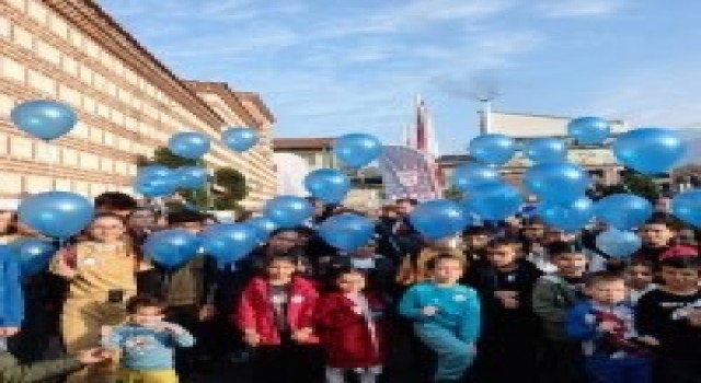 Mavi balonlar ‘diyabet için gökyüzünde