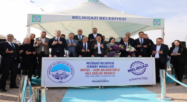 Melikgazide Hatice-Azmi Nalbantoğlu Aile Sağlığı Merkezi temeli atıldı