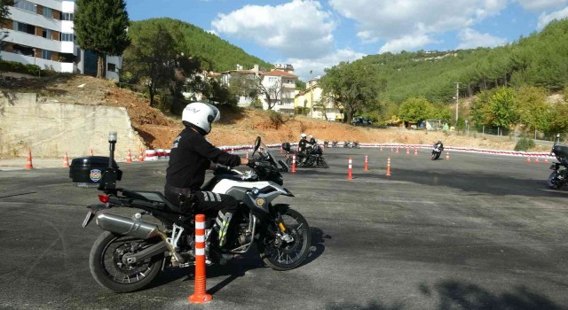 Menteşede motosiklet eğitim alanı açıldı