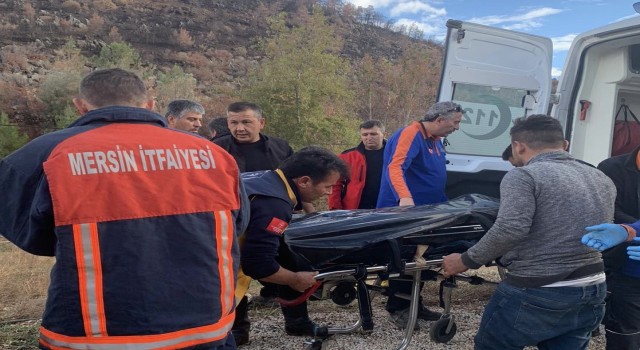 Mersinde sele kapılan kadın hayatını kaybetti