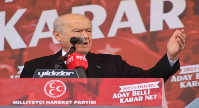 MHP Genel Başkanı Bahçeli: “Cumhurbaşkanı adayımız Recep Tayyip Erdoğandır”