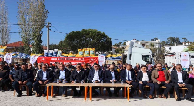 Milasta 64 ton sertifikalı tohum dağıtıldı
