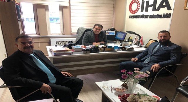 MKYK Üyesi Çat ve İl Başkanı Bozandan İHAya ziyaret
