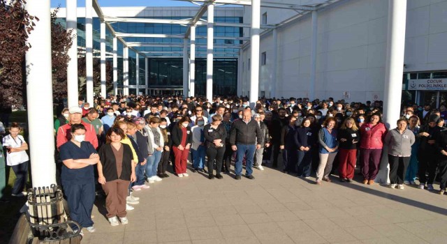 Muğla Eğitim ve Araştırma Hastanesinde 10 Kasım Atatürkü anma töreni gerçekleştirildi