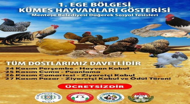 Muğlada birbirinden çeşit süs hayvanları kıyasıya yarışacak