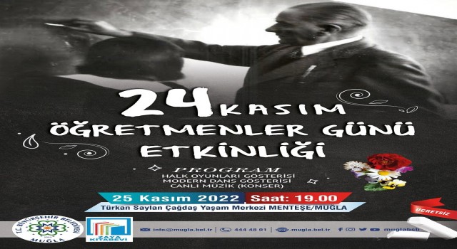 Muğlada Öğretmenler Günü çeşitli etkinlikler ile kutlanacak