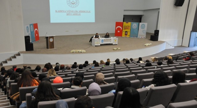 Munzur Üniversitesinden Kadın Yönelik Şiddetle Mücadele semineri