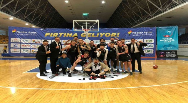 Nazilli Belediyespor basketbol takımı ilk deplasman müsabakasından galip ayrıldı