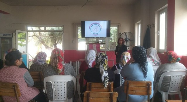 Nazillili kadınlar kansere karşı bilgilendiriliyor