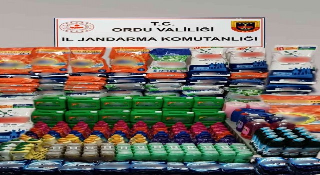 Orduda sahte deterjan deposuna baskın