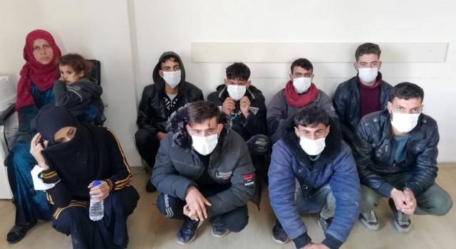 Osmaniyede 10 düzensiz göçmen yakalandı