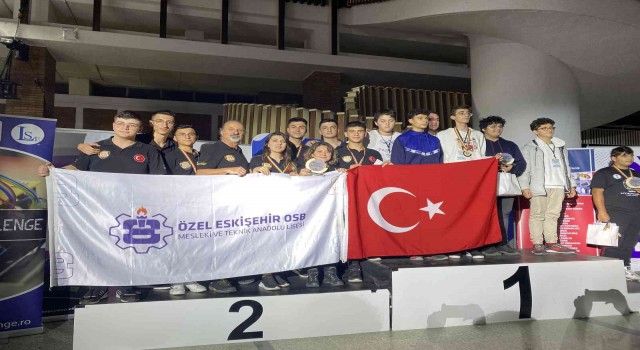 Özel EOSB Meslek Lisesi robosb takımı dünya ikincisi oldu