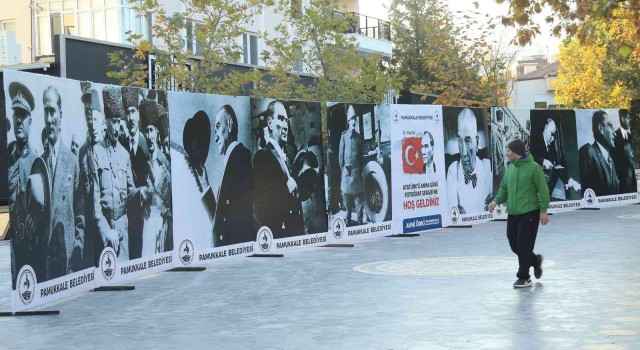 Pamukkalede 10 Kasıma özel fotoğraf sergisi