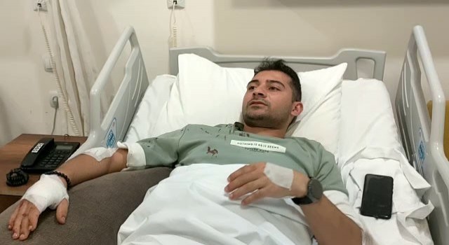 Patlamada yaralandı, hasta yatağında anlattı: “Bir anda oldu, hemen ara sokağa geçtik”