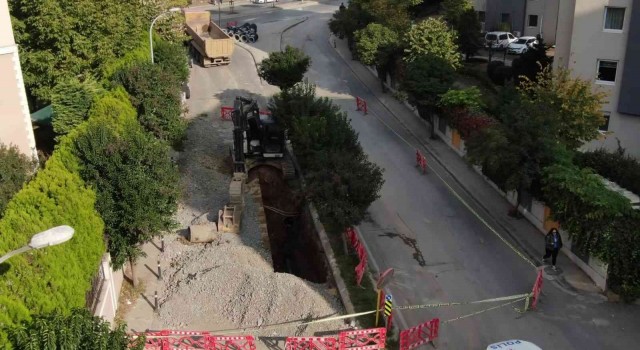 Pendikte kanalizasyon kazısı sırasında insan kemikleri bulundu