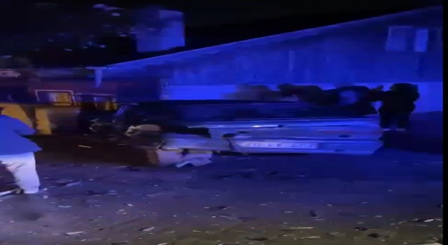 Radar Caddesinde maddi hasarlı kaza