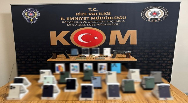 Rizede kaçakçılık operasyonu: 3 gözaltı