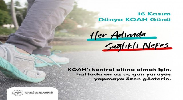Sağlık Müdürlüğünden KOAH açıklaması