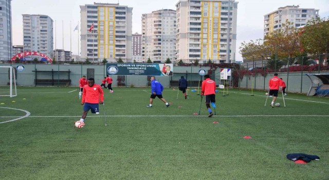 Şahinbey Ampute Takımının hedefi Türkiye Kupası