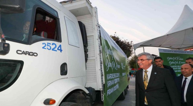 Sakarya Büyükşehirden Cizreye 268 fidan