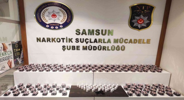 Samsunda 24 bin 170 kapsül uyuşturucu ele geçti: 3 kişi tutuklandı