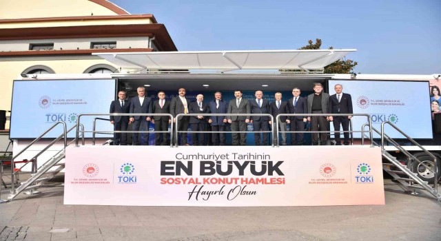 Sanal gerçeklik gözlüğüyle TOKİlere misafir oldular
