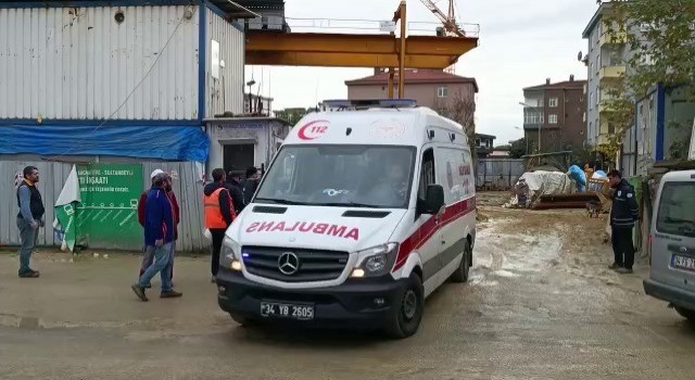 Sancaktepede metro inşaatı alanında iş kazası: 1 yaralı