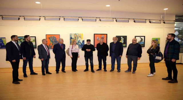 SANKOda “insan” temalı resim sergisi açıldı