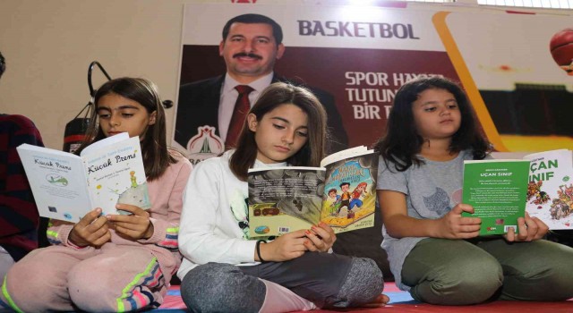 Şanlıurfada önce kitap sonra spor etkinliği