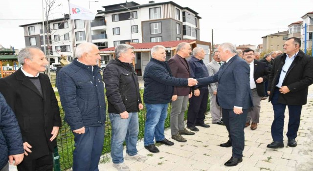 Sarayda halk toplantısı