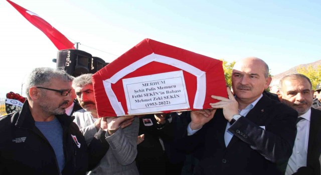 Şehit Fethi Sekinin babası son yolculuğuna uğurlandı