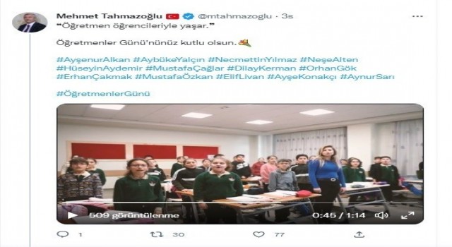 Şehit öğretmenler için duygulandıran klip