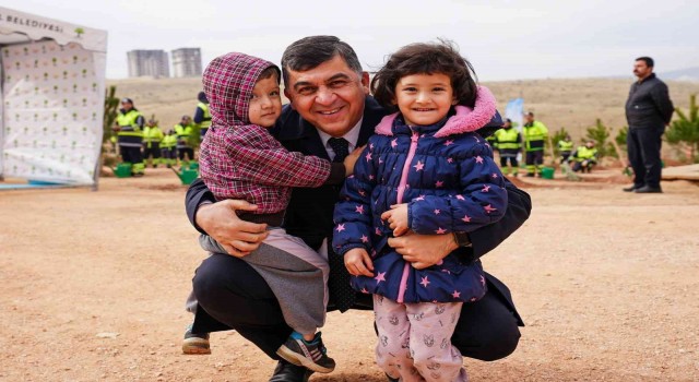 Şehitkamil 25. ormana can suyu verildi