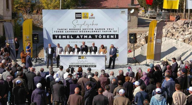 Seydişehirde Seyyid Harun Veli Çevre Düzenlemesi 2. Etabının temeli atıldı
