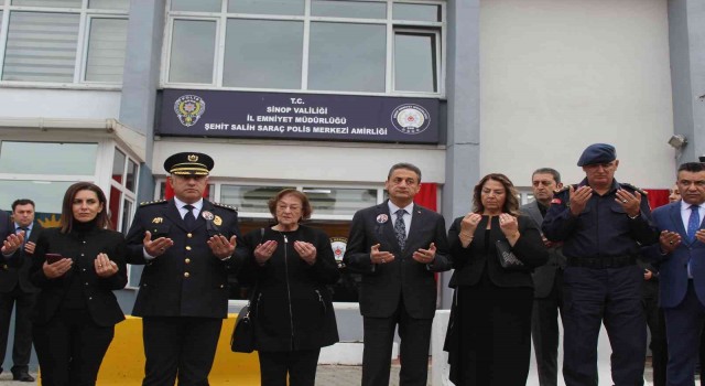 Sinoplu şehidin ismi Polis Merkezine verildi