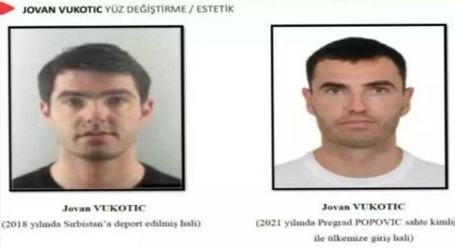 Sırp çete lideri, izini kaybettirmek için yüzüne “rötuş” da yaptırmış, ancak pusudan kurtulamamış
