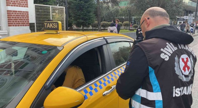 Şişlide ticari taksi denetimi