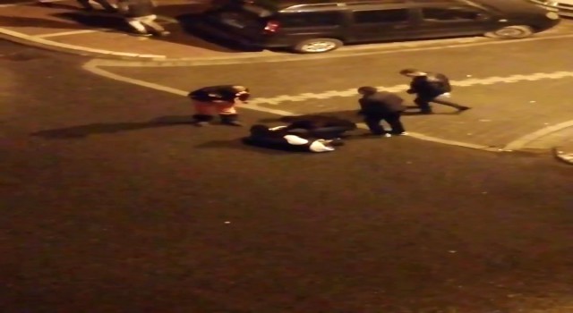 Sokak ortasında silahlı saldırıya uğradı, Ölüyorum diye bağırdı