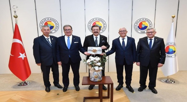 Söke Ticaret Borsası TOBB Başkanı Hisarcıklıoğlu ile görüştü