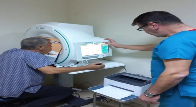Sökede bilgisayarlı görme alanı testi hizmet vermeye başladı