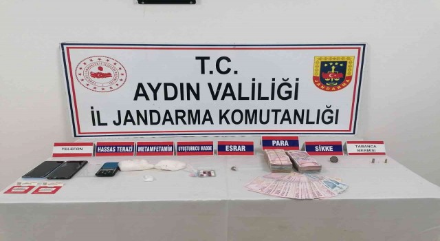 Sökede uyuşturucu madde ticaretine jandarma dur dedi