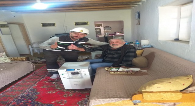 Solunum cihazına bağlı hastaya jeneratör desteği