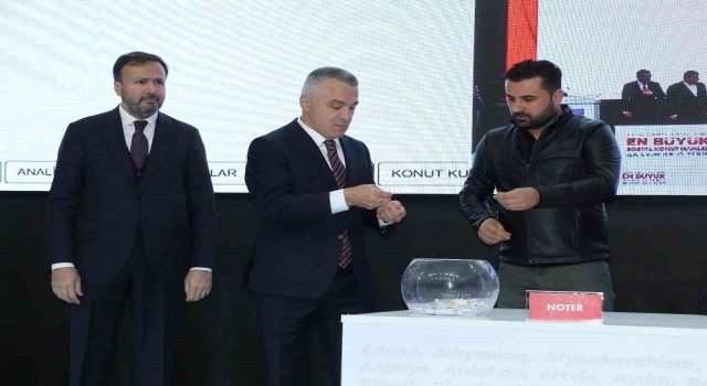 Sosyal Konut Projesinde ilk kura bin 450 konut için Şırnakta çekildi