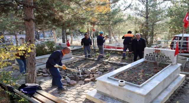 Sungurlu şehitliği yenileniyor