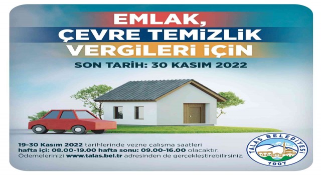 Talasta vergi ödeme kolaylığı