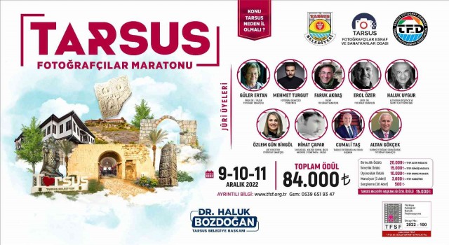 Tarsus neden il olmalı? konulu fotoğrafçılar maratonu başlıyor