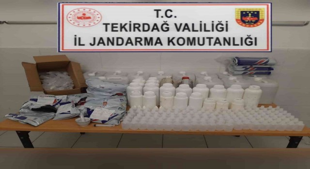 Tekirdağda 111 litre sahte içki ele geçirildi